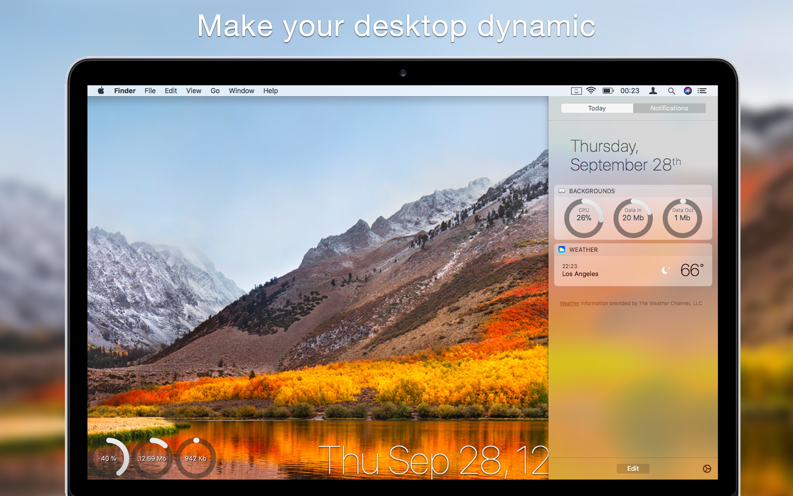 Backgrounds app for mac